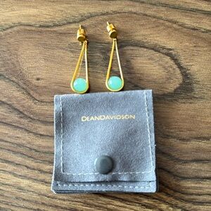 Dean Davidson Mini Ipanema earrings in Ocean Blue